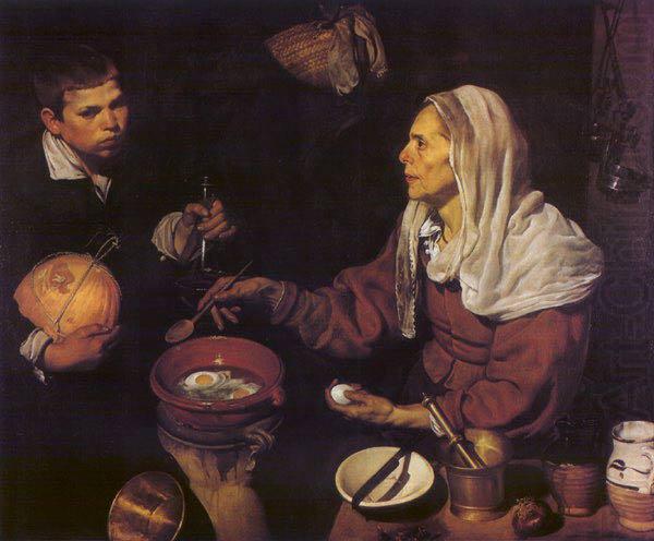 Old Woman Poaching Eggs et, VELAZQUEZ, Diego Rodriguez de Silva y